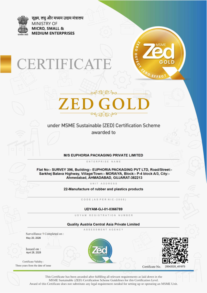 MSME Z Gold Euphoria Packaging